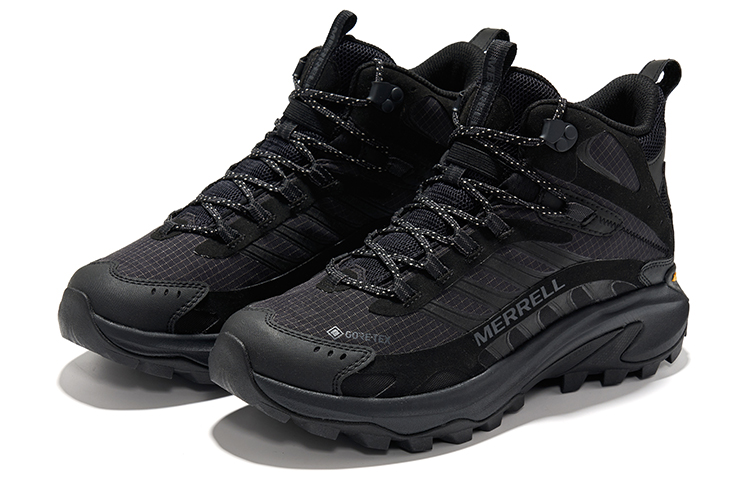 MERRELL Мокасины Moab Speed 2 Mid GORE TEX 'Black', цвет Black — фото 3