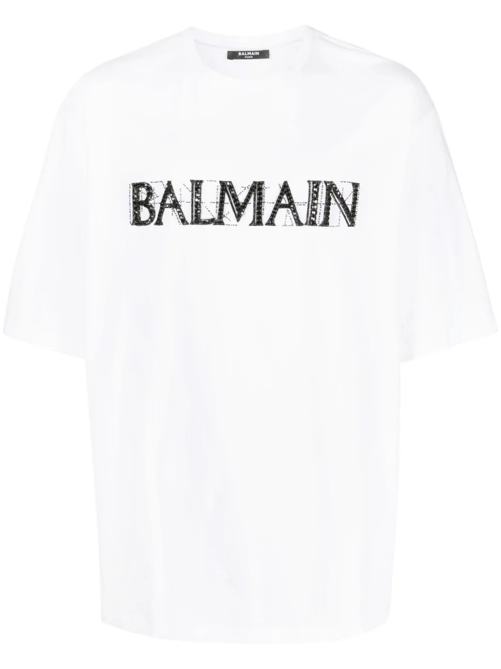 

Футболка с логотипом BALMAIN, белый