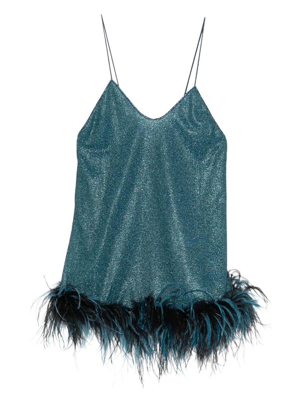 

Мини-платье с V-образным вырезом Oséree, синий