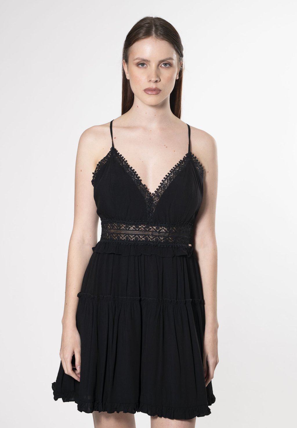 

Повседневное платье DRESS CROCHET SUNNY DRESS INFLUENCER, черный
