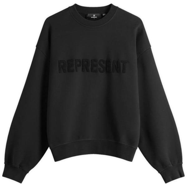 

Повседневная толстовка с логотипом Crew Represent, черный