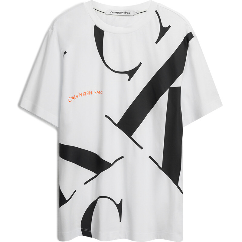

Футболка унисекс белая Calvin Klein, белый