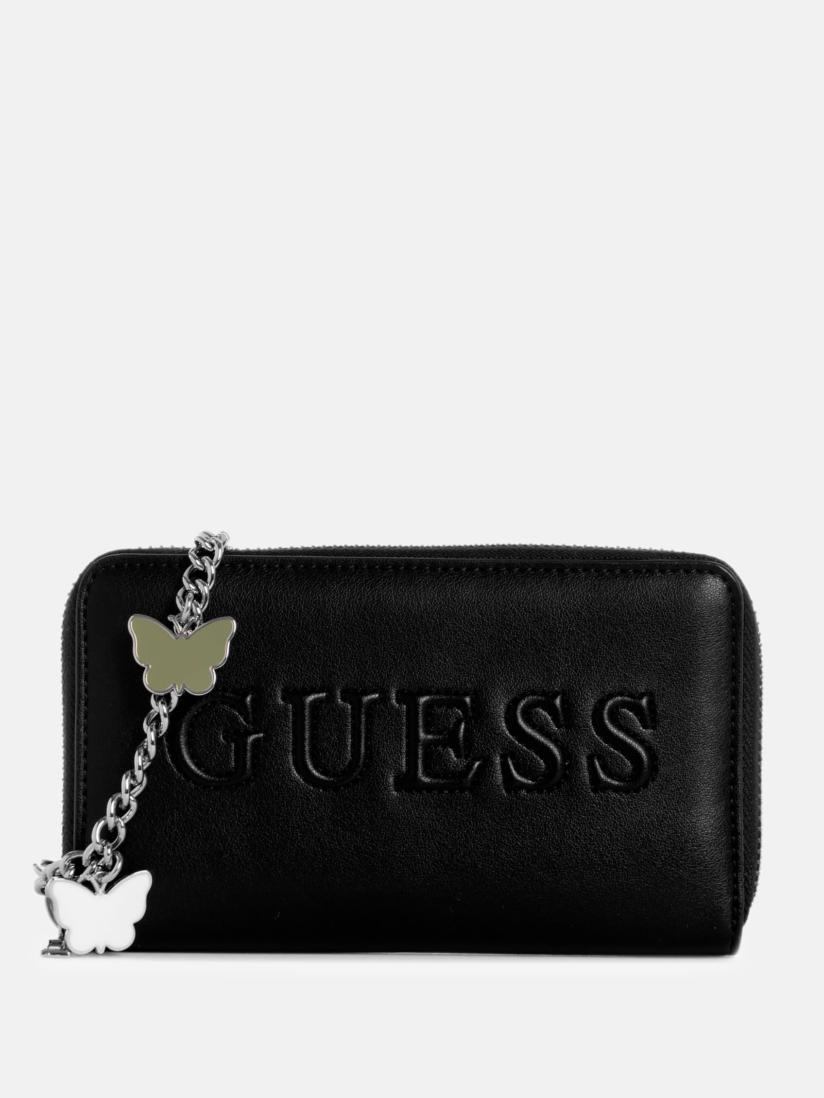 

Кошелек Lilly Ann на молнии Guess Factory, черный
