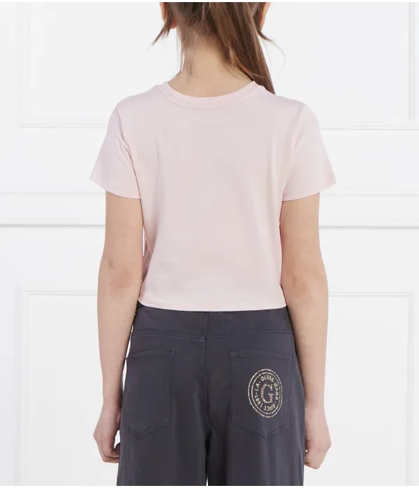 Футболка Twist Tee Cropped fit Polo Ralph Lauren, розовый — фото 4