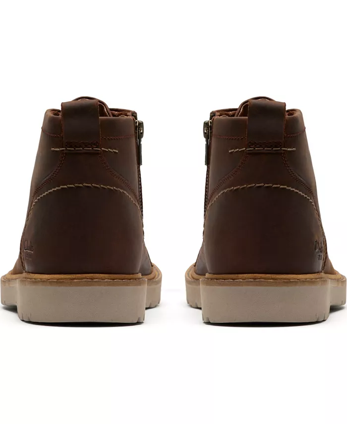 Мужская коллекция ботинок Weltridge Zip Clarks, загар/бежевый — фото 3