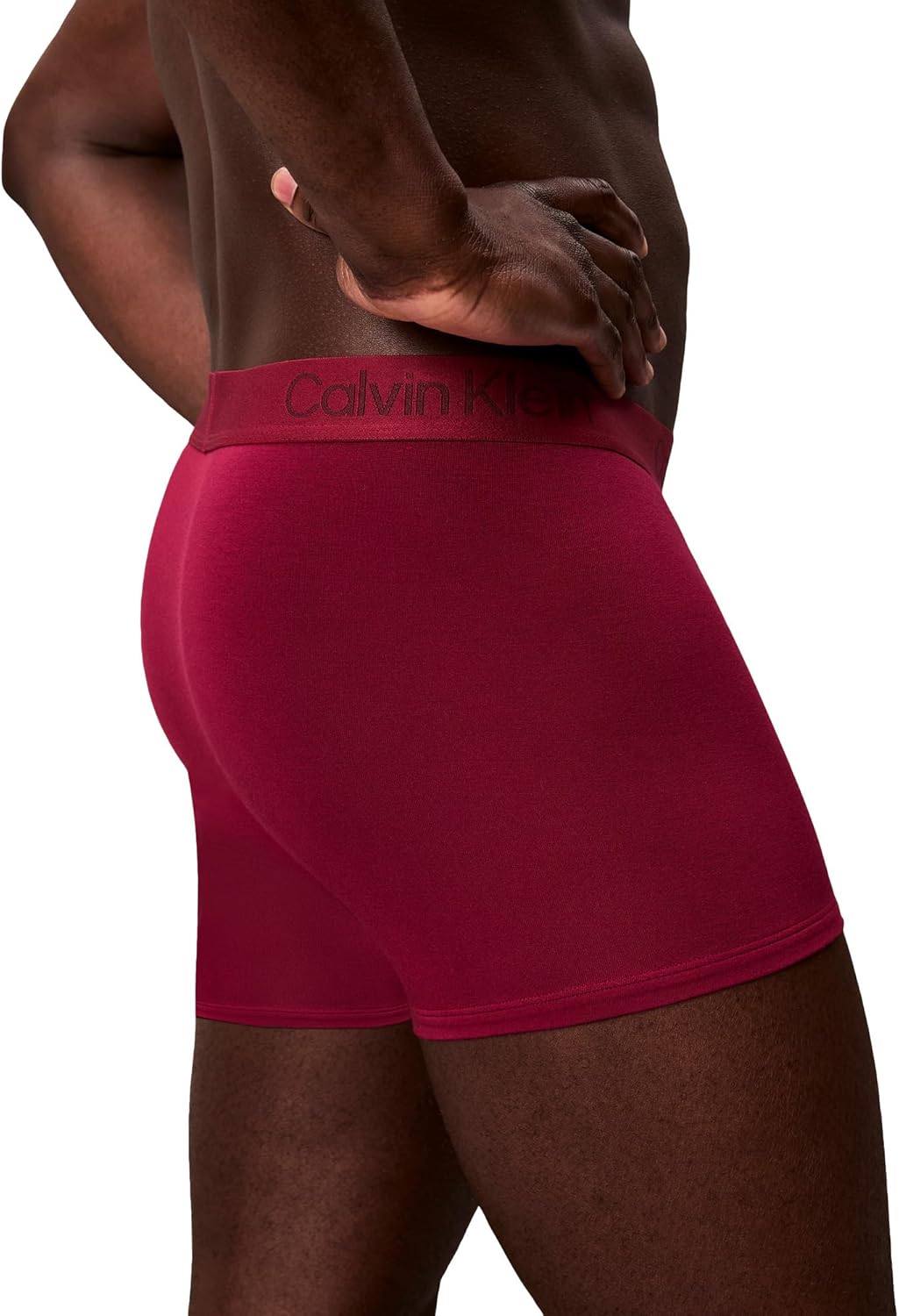Calvin Klein мужские ультрамягкие современные модальные боксеры из трех пар, Greatest Grey, Beet Red, Icy Grey — фото 4