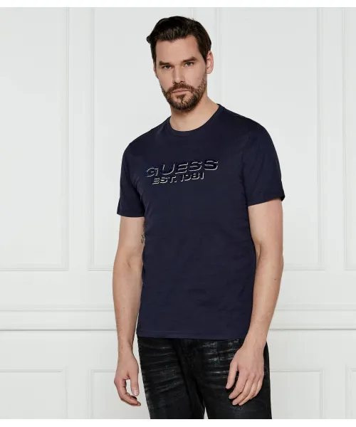 

Футболка Regular fit Guess Jeans, синий