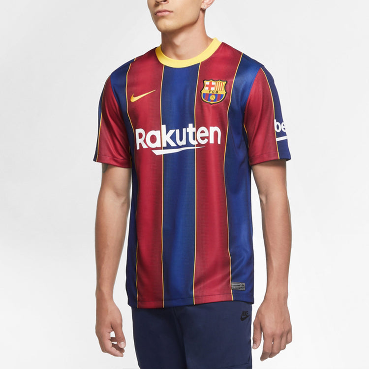 Футболка Nike FC Barcelona 20/21 Stadium Home Jersey Asia Sizing 'Blaugrana' CD4232-456, синий — фото 3
