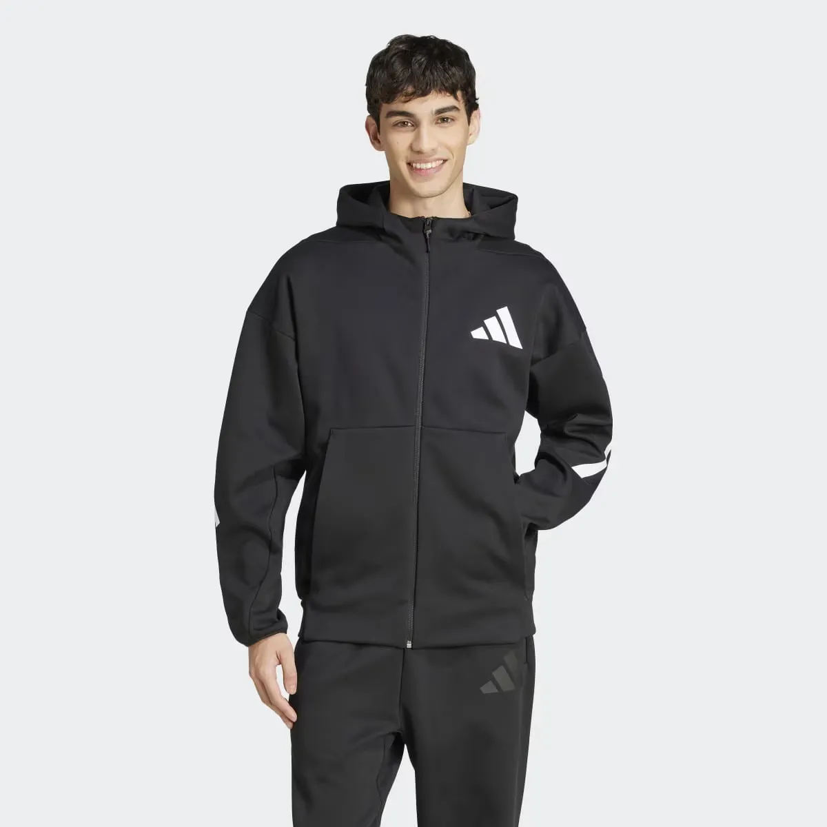 

Мужская куртка с капюшоном Adidas Z.N.E. New Adidas, чёрный
