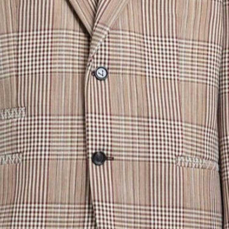 Деловой костюм мужской бежевый Bottega Veneta, бежевый — фото 3