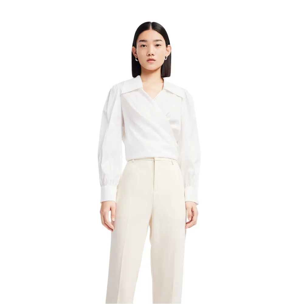 

Рубашка с длинным рукавом Lily Gentle Chiffon, белый