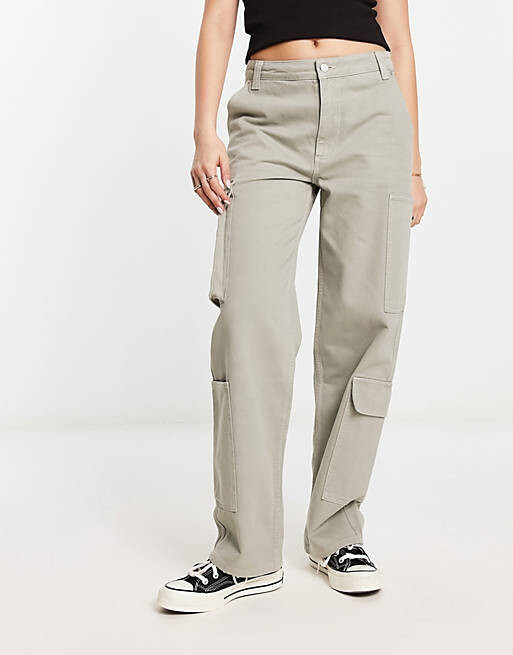 

Широкие джинсы карго ASOS DESIGN