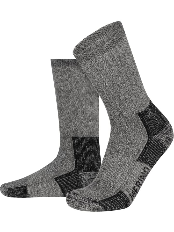 

Носки normani 1 Paar 100% Merino Wollsocken Wandersocken, серый