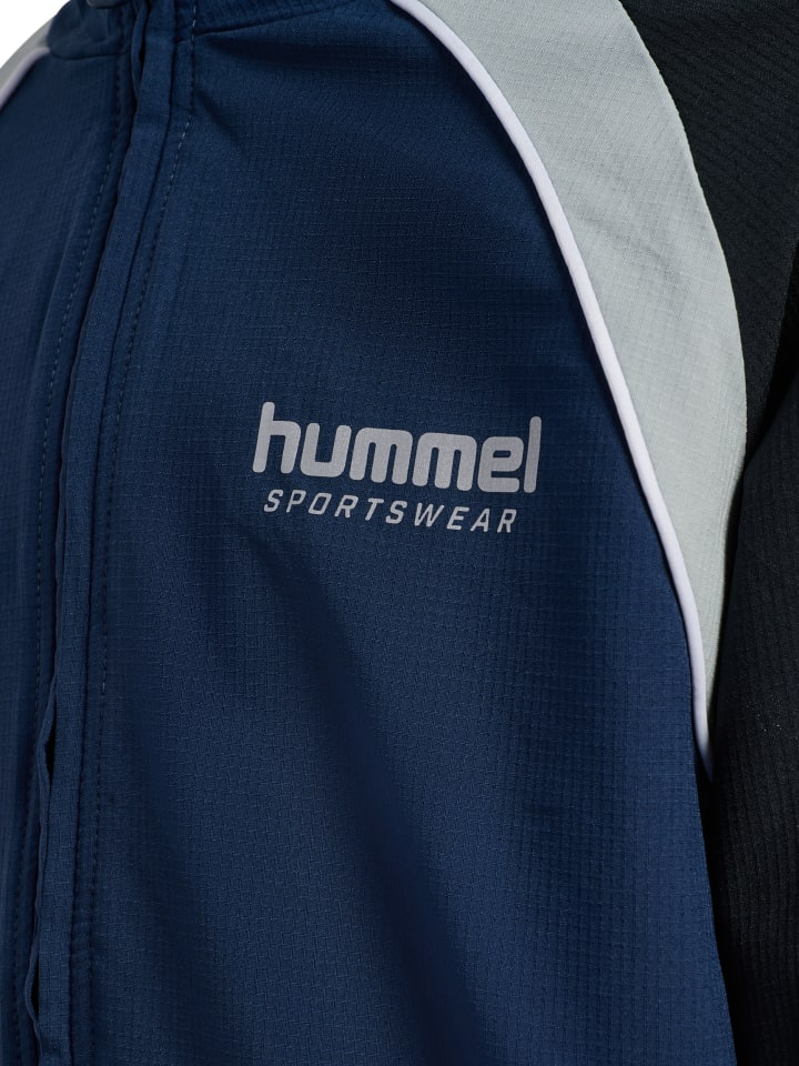 Куртка Hummel Zip Jacket Hmljr Loose Kids в цвете DRESS BLUES Hummel — фото 3