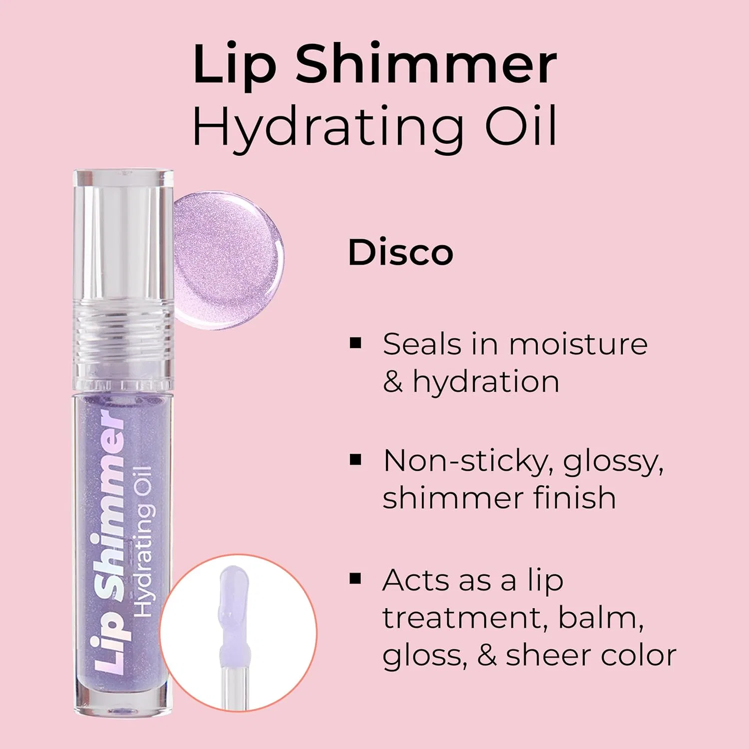 Блеск для губ MCoBeauty Shi ммerlip Oil Disco 10 мл — фото 2