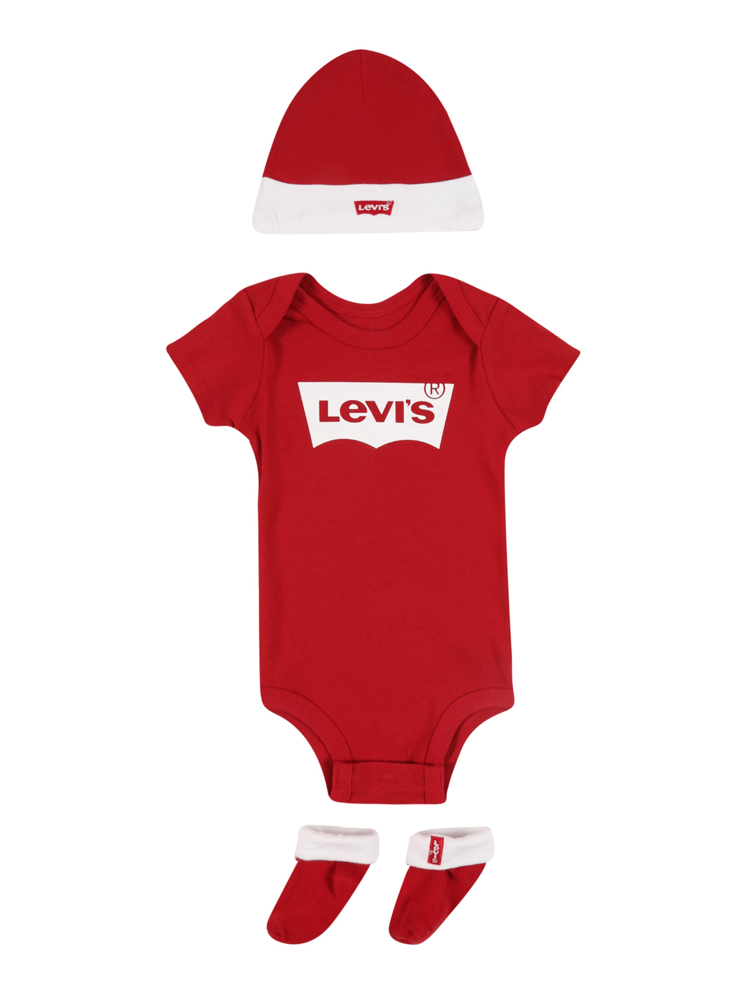 Levi's Kids Комбинезон Regular 'Classic' в красном цвете