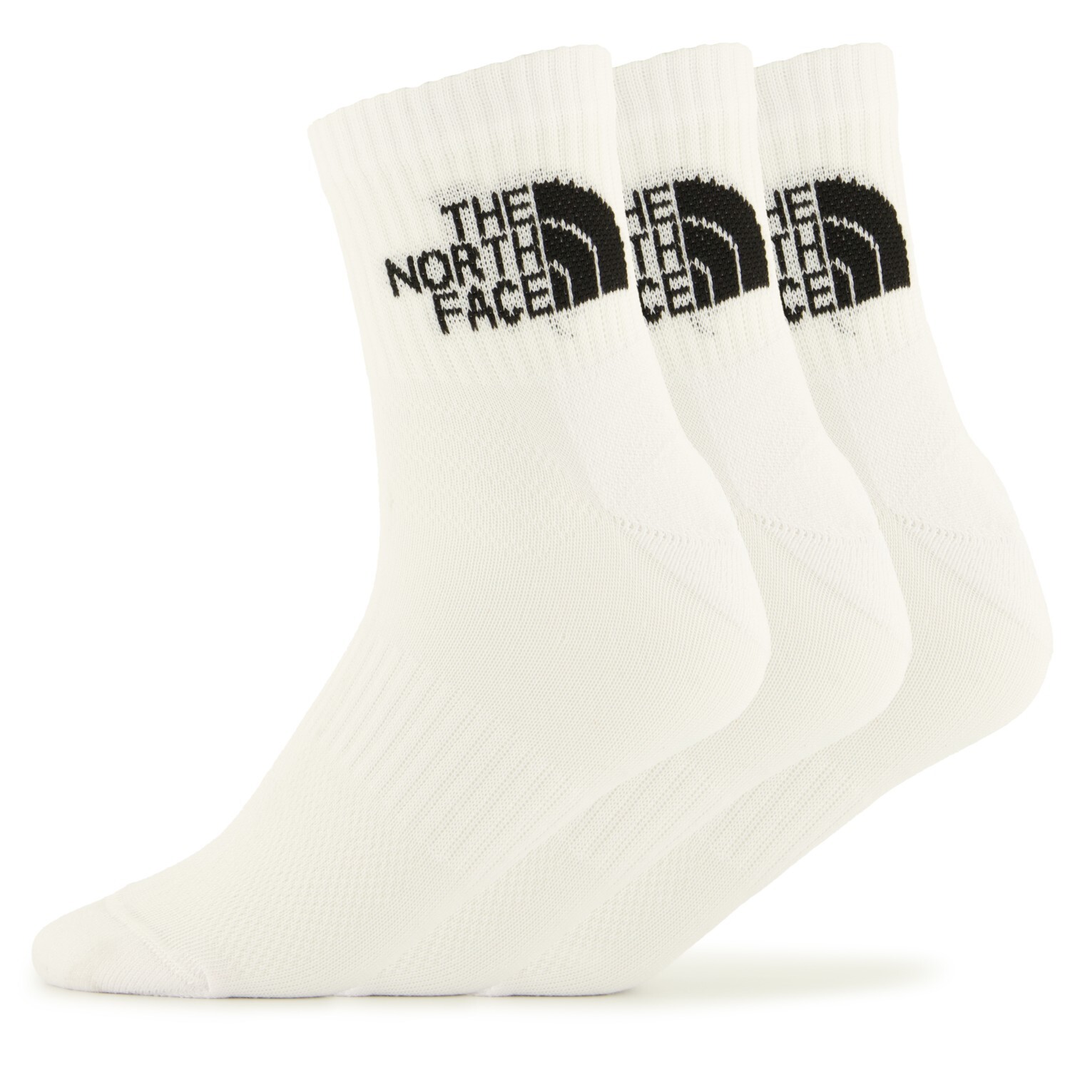 

Многофункциональные носки The North Face Multi Sport Cush Quarter Socks 3-Pack, цвет TNF White
