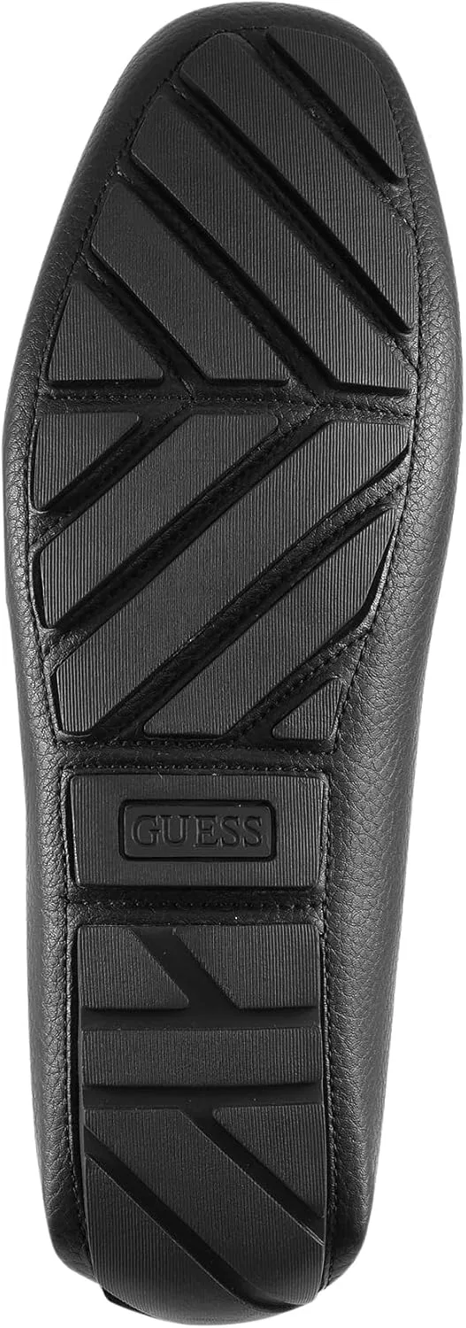 Мужские лоферы Guess Alovo Drivers, Black 001 — фото 4