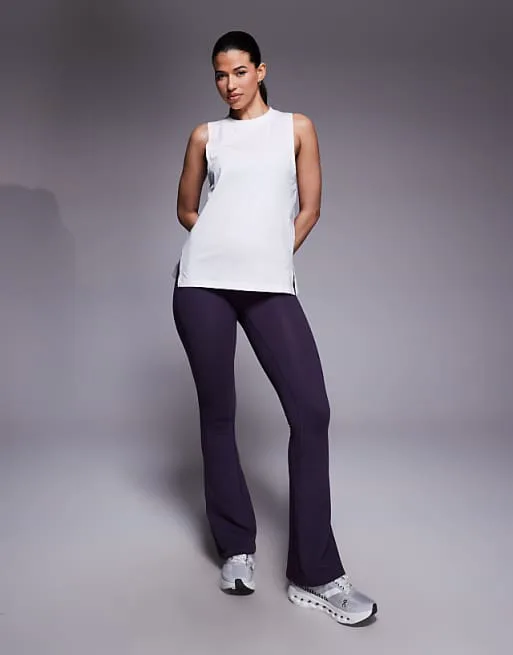 

4505 Белый хлопковый жилет с проймой и быстросохнущим покрытием Icon