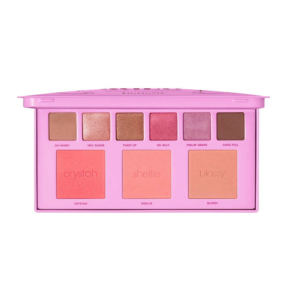 

Праздничная палетка теней для век и румян treat yourself, gorgeous! - holiday eyeshadow & blush palette Benefit Cosmetics, количество 1 шт.