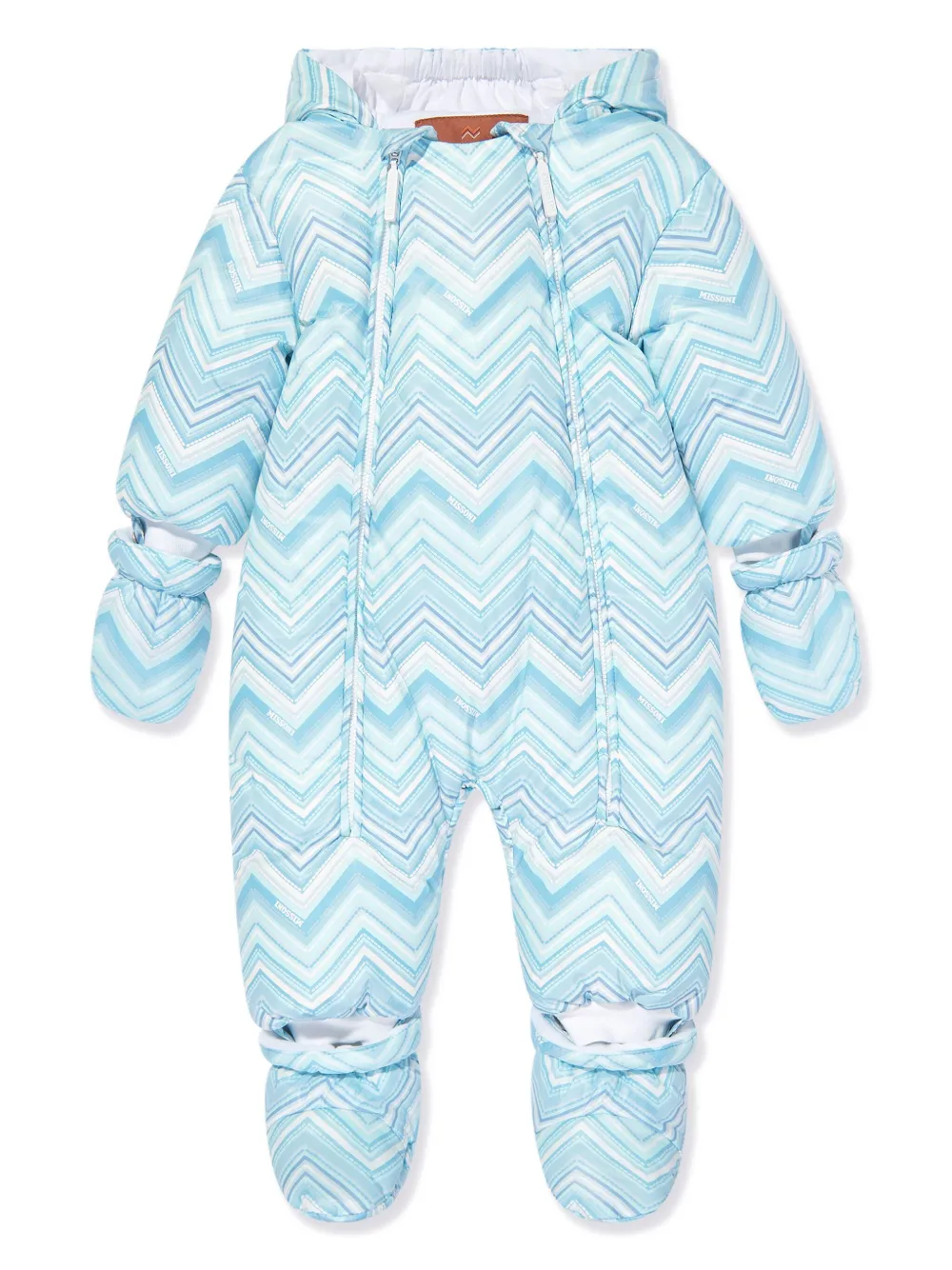 

Комбинезон с узором зигзаг Missoni Kids, синий