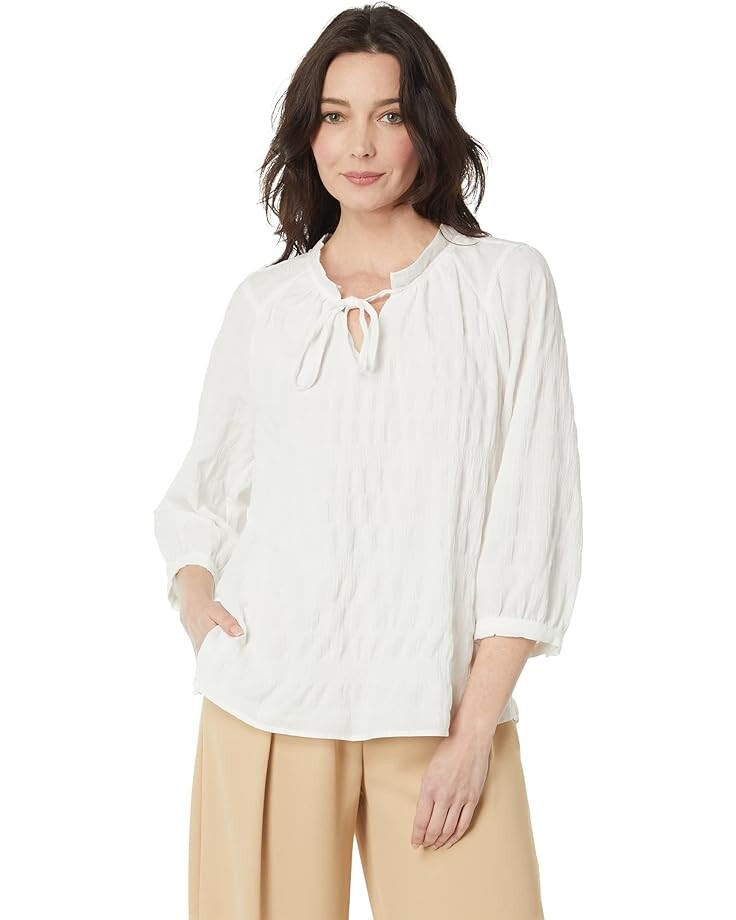 

Блуза Vince Camuto Split-Neck Raglan Sleeve, цвет New Ivory