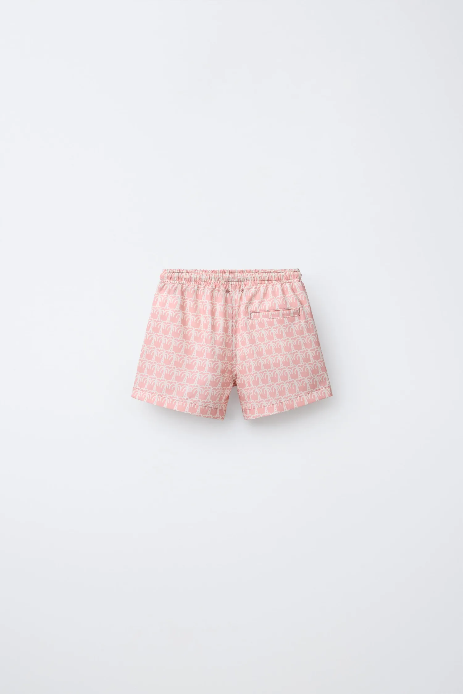 2-6 лет / плавки с принтом пальм Zara, бежево-розовый — фото 2