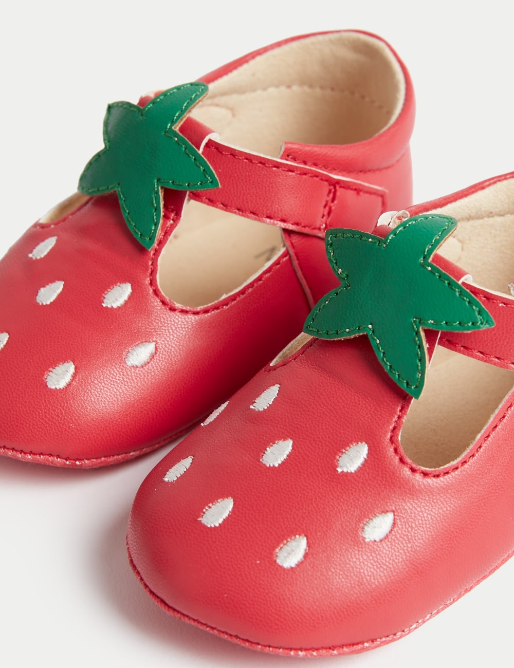 

Ботинки для колясок Strawberry Riptape Marks & Spencer, румяно-розовый