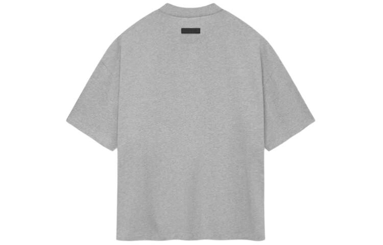 Мужская футболка Fear of God Essentials, Светлый Хизер Серый — фото 2