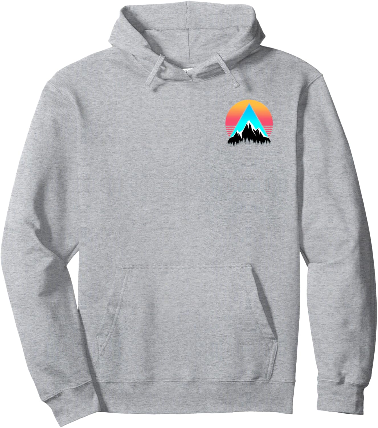 

Худи Rocky Point с карманом спереди и сзади Trendy Apparel, серый