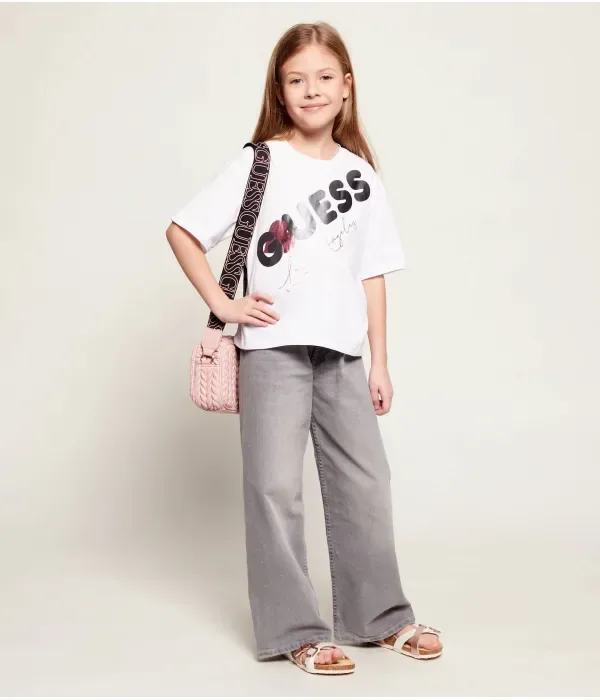 Футболка relaxed fit Guess, белый — фото 2