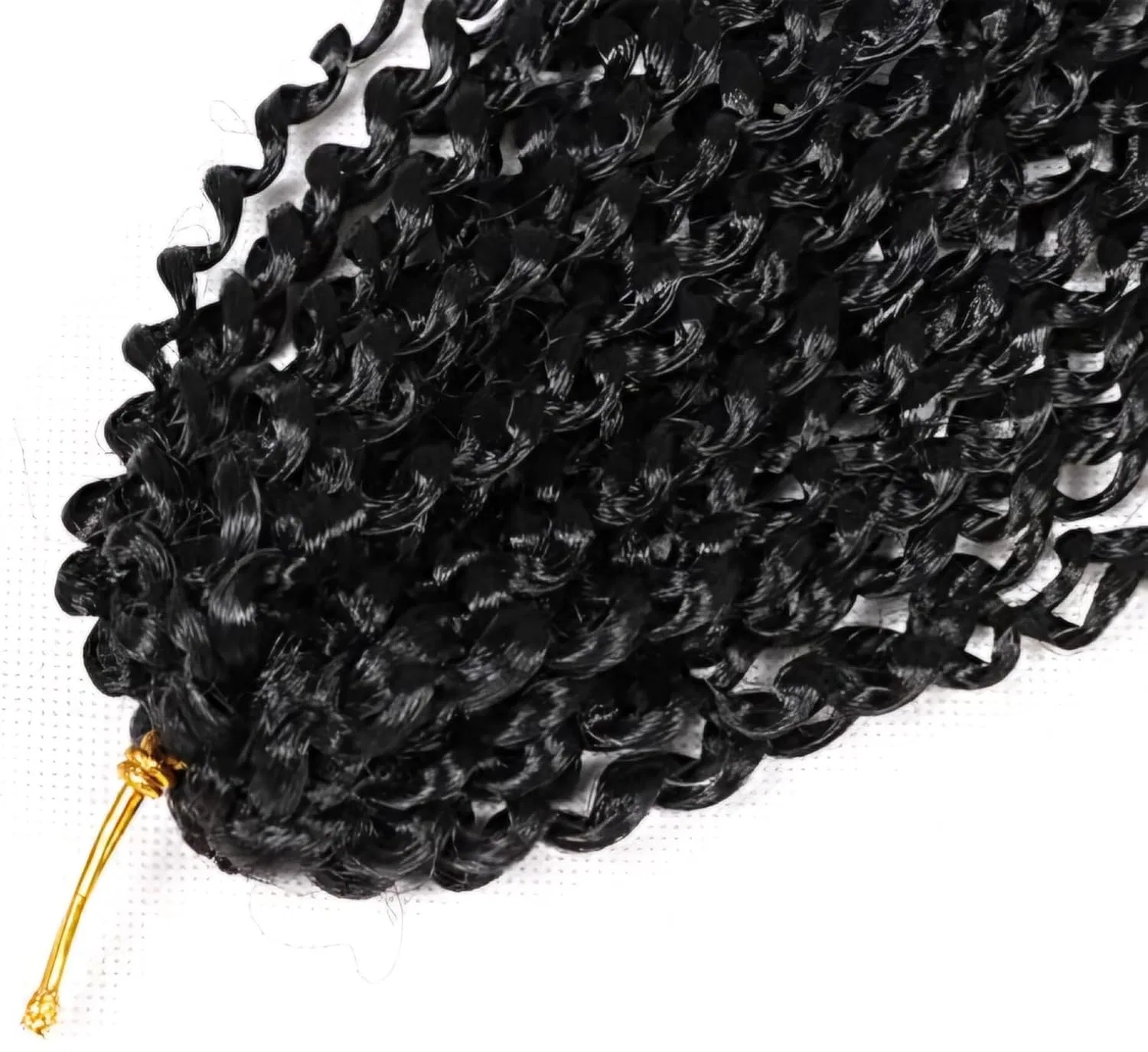 Наращивание волос Marley Bob Kinky Curly для плетения крючком Hair Beauty, 1B — фото 4