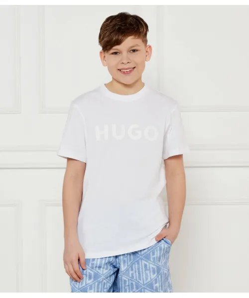 

Футболка Regular fit Hugo Kids, белый