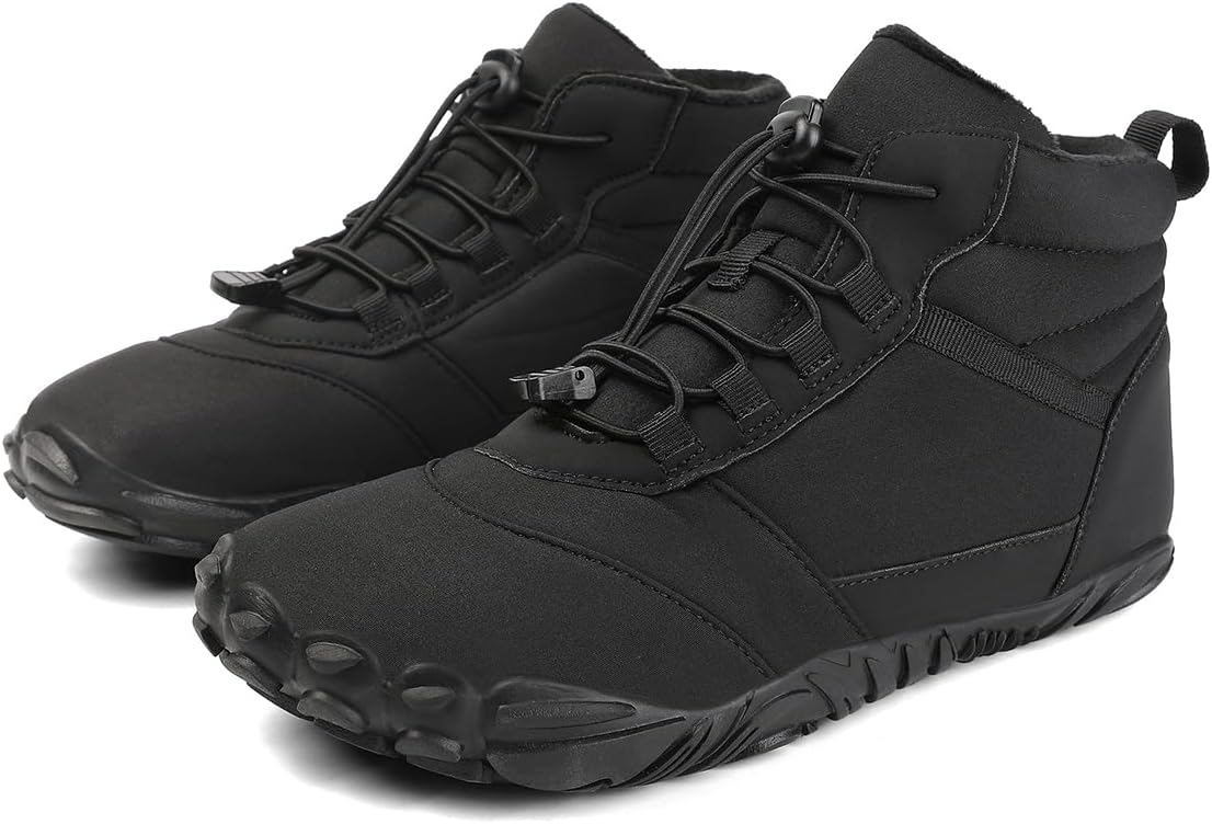 Кроссовки Peak Footwear Kasdava Master Barefoot для женщин и мужчин - минималистичные обувь с широкой носочной частью для естественной осанки и контакта с землей, черный — фото 4