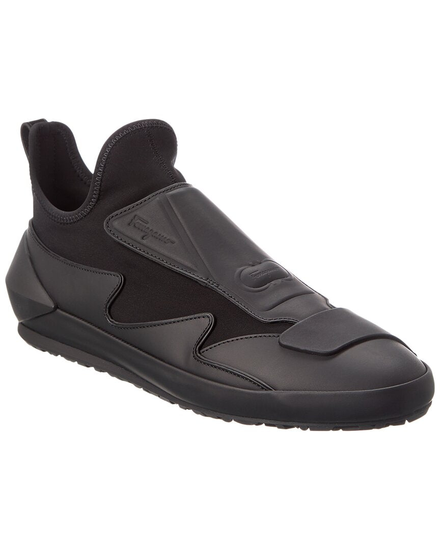 

Кроссовки Ferragamo Nile из кожи Salvatore Ferragamo, черный
