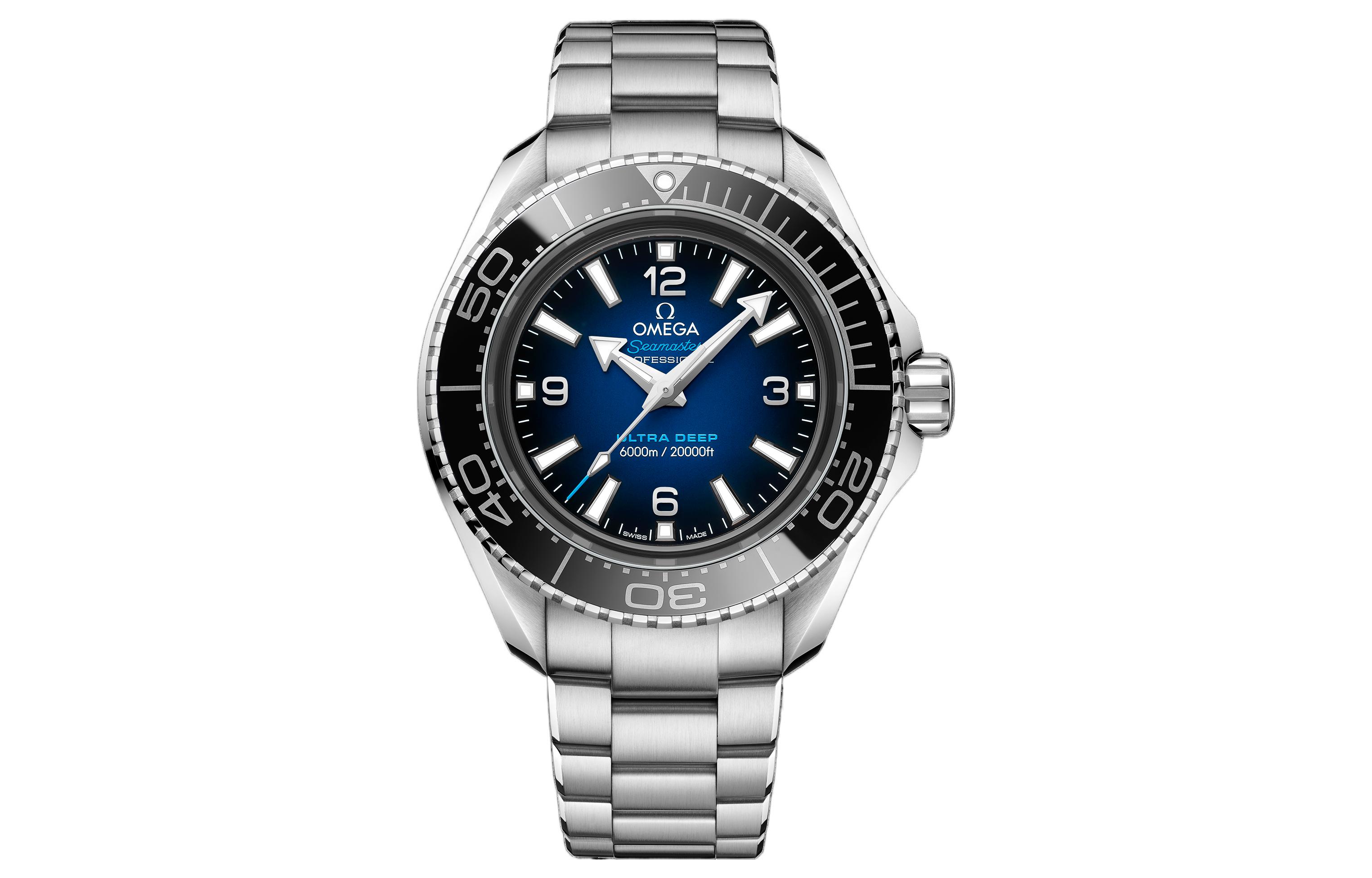 

OMEGA Часы seahorse series ocean universe с автоматическим механическим механизмом для мужчин, диаметр 45,5 мм, синий циферблат