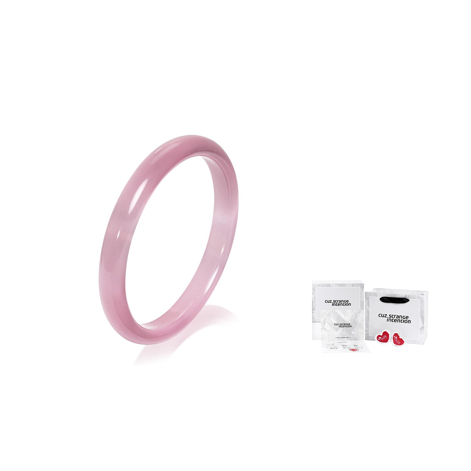 

Стеклянный браслет с кошачьим глазом для женщин Cuz Strange Intention, фиолетовый