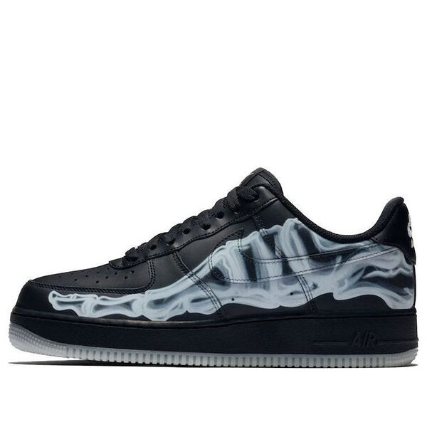 

Кроссовки air force 1 '07 qs 'black skeleton' Nike, черный