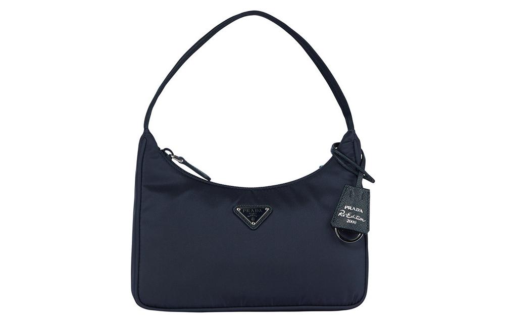 

PRADA Миниатюрная женская сумка через плечо из нейлона