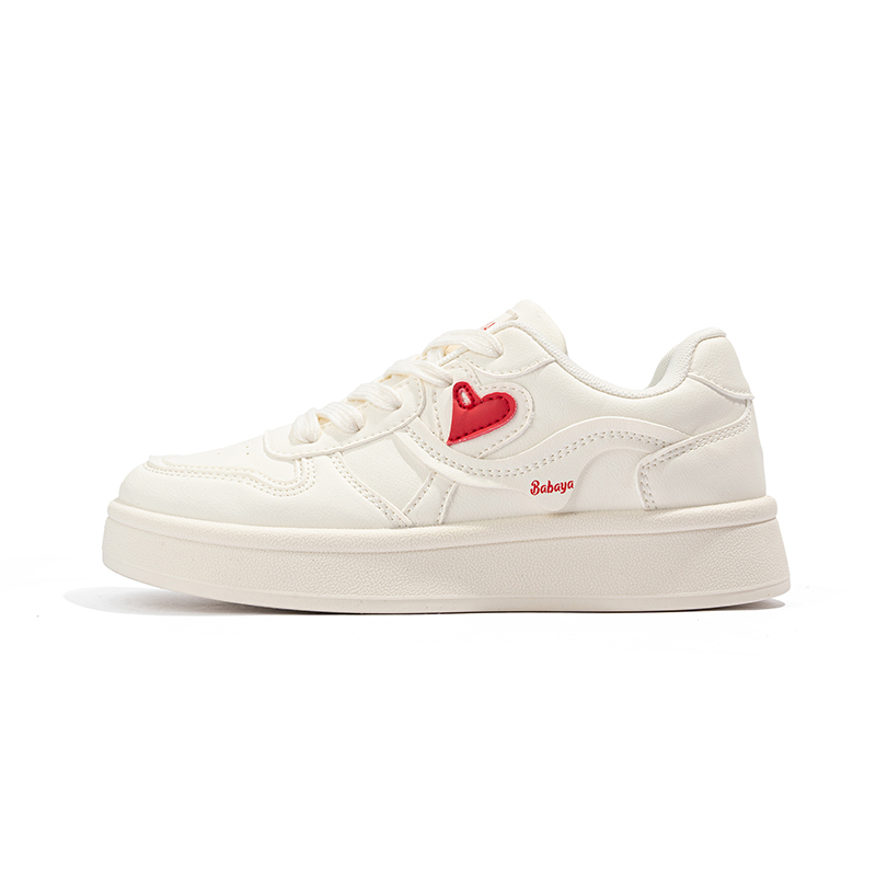 

Babaya Износостойкие увеличивающие рост низкие детские кроссовки для скейтбординга White для подростков