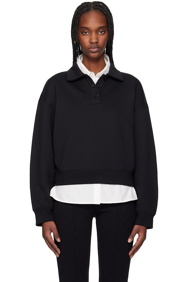 

Поло свитшот Filippa K, черный