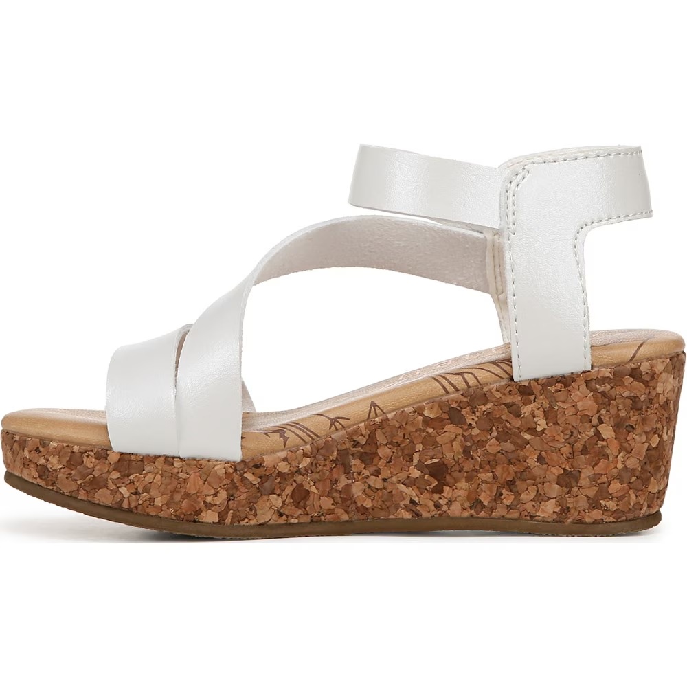 Детские сандалии на танкетке loverli-k для маленьких/больших детей Blowfish Malibu, pearl white faux leather — фото 4