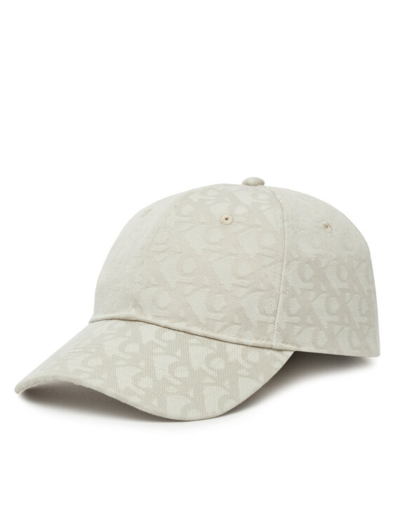 

Бейсболка Aop 6 Panel Baseball Cap LV04K5058G Calvin Klein, бежевый