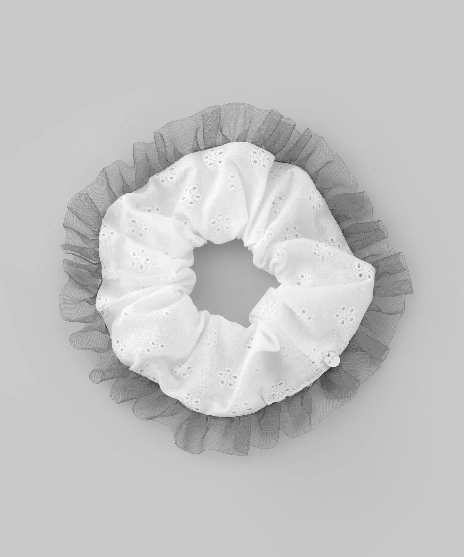 Шелковый фрил-резинка ANEMONE, серый — фото 3