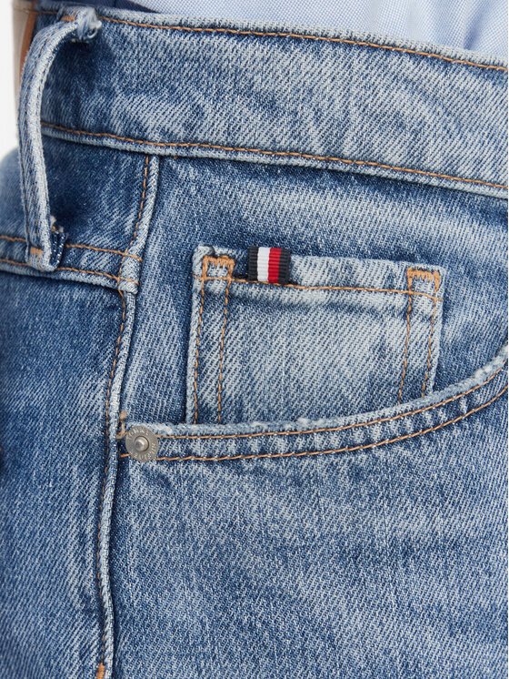 Джинсы прямого кроя Classic WW0WW44355 Tommy Hilfiger, синий — фото 4