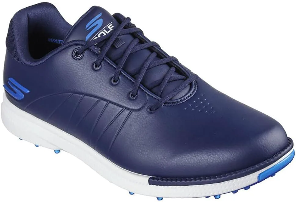 Кроссовки для гольфа Skechers Go Golf Tempo GF без шипов 214099 2025 - Натуральный / Серый, темно-синий — фото 3