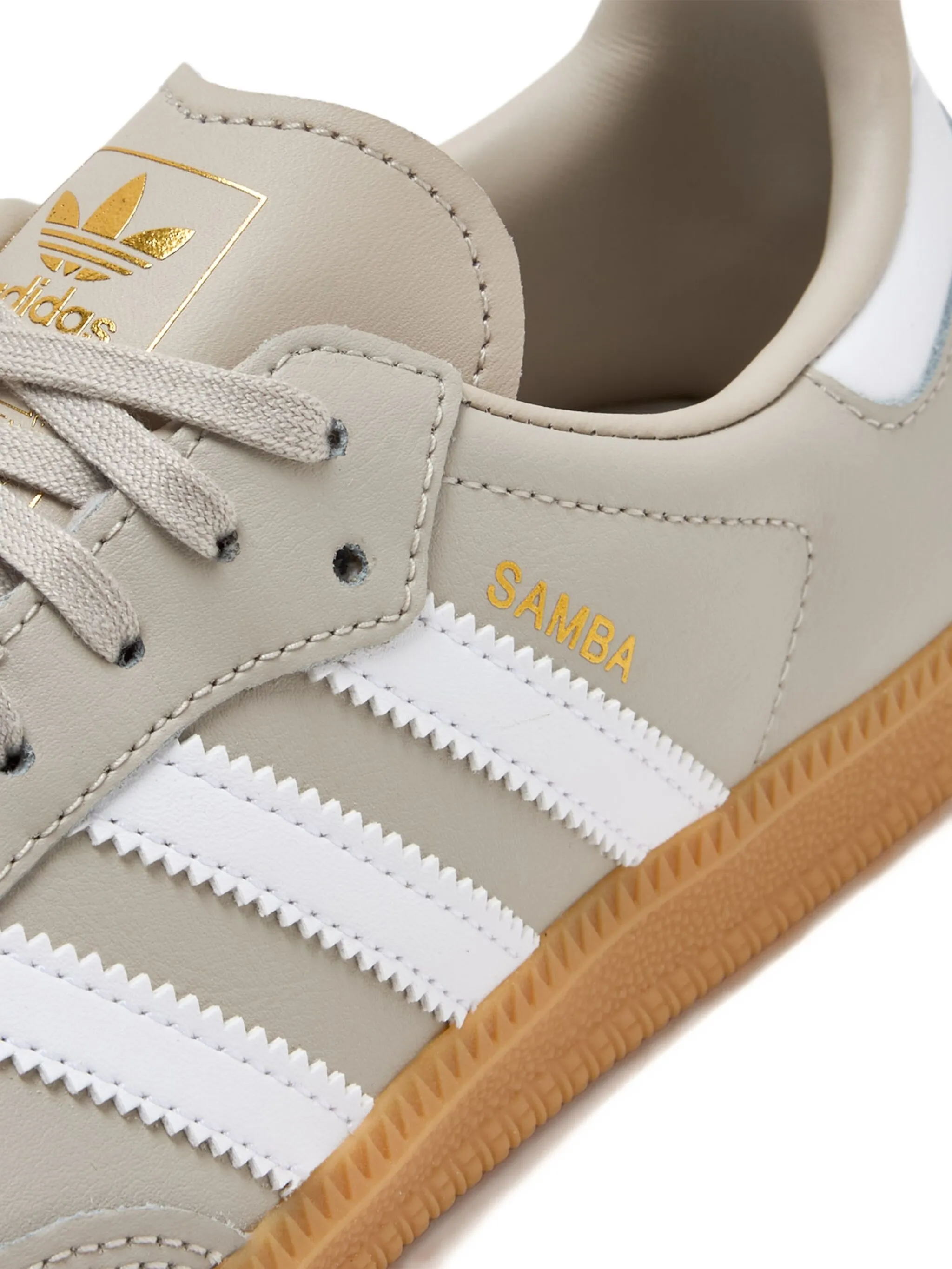 Кроссовки Samba на шнуровке Adidas Kids, нейтральный — фото 4