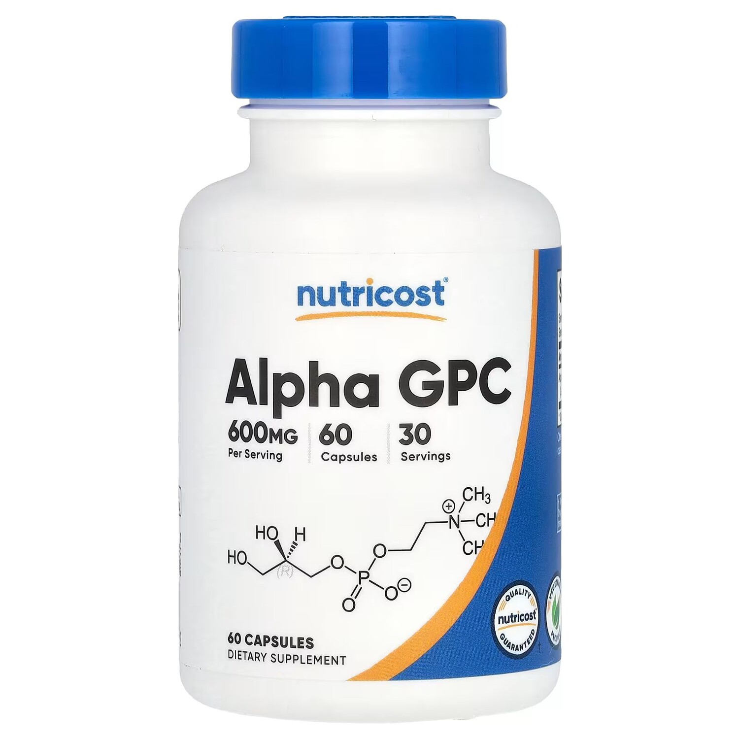 

Альфа-ГПХ, 600 мг, 60 капсул (300 мг на капсулу) Nutricost