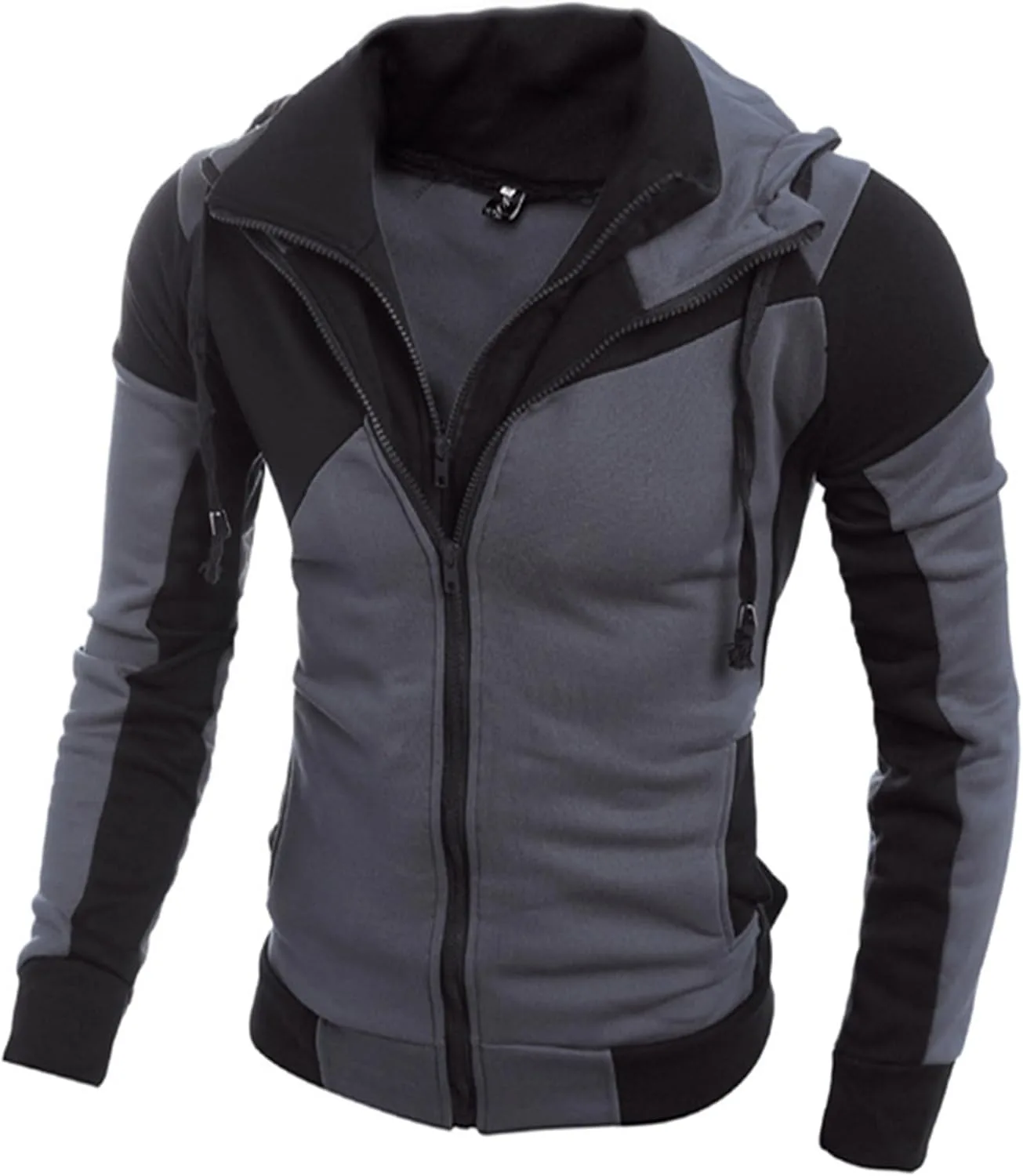 Мужской худи с цветными блоками и молнией Ultimate Warm Heavyweight Fleece — фото 2