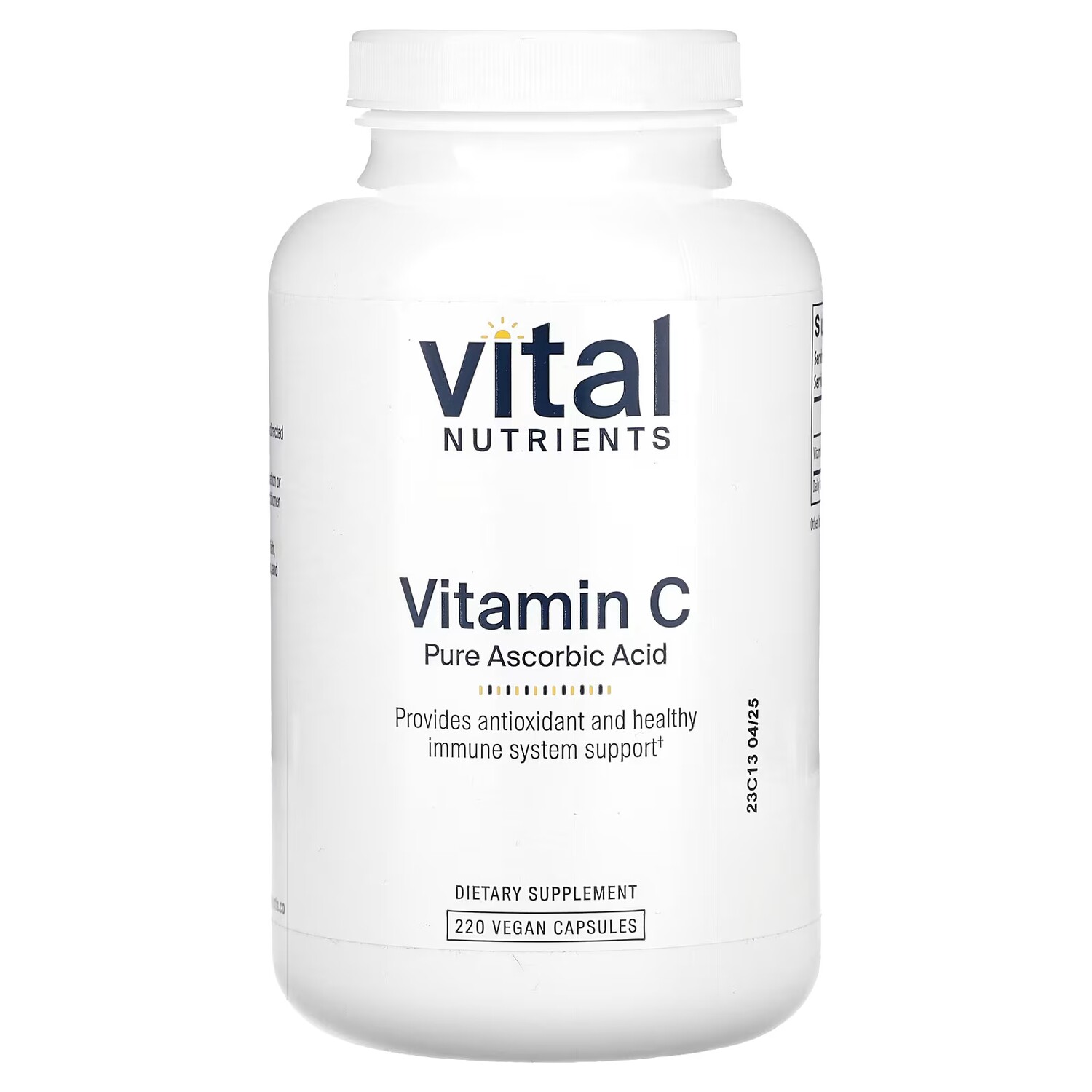 

Витамин С Vital Nutrients Pure Ascorbic Acid, 220 капсул